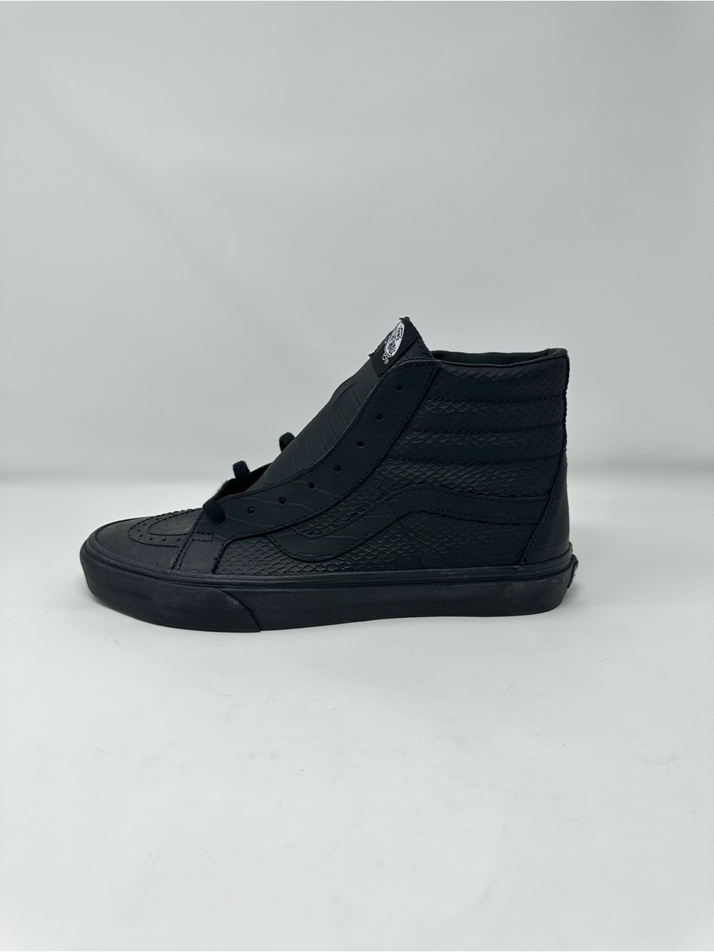 Vans Sk8-Hi Reissue Snake Leather Black Men’s Size 10
